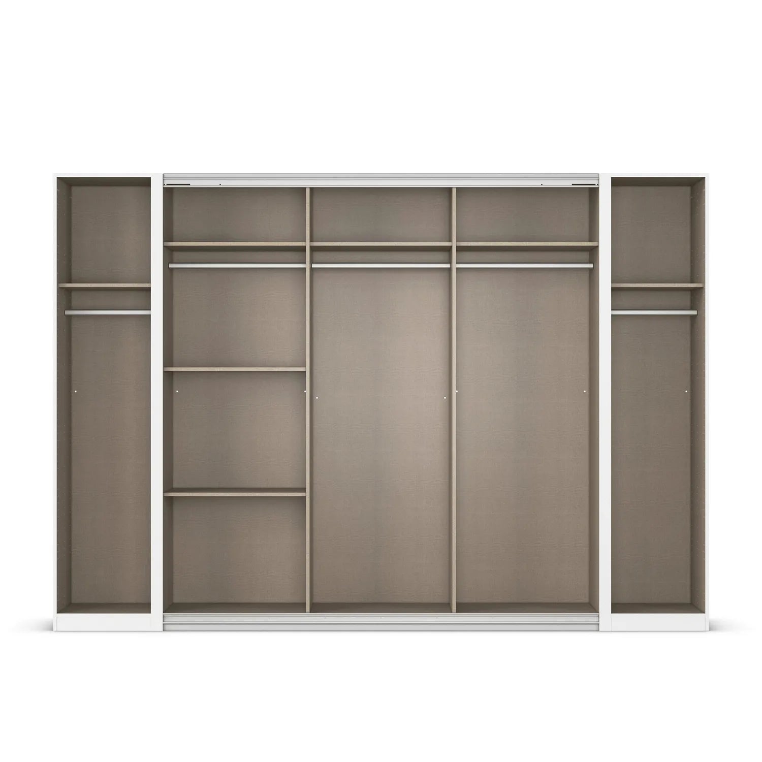 Rauch Agor Hinged and Sliding Door Wardrobe With Mirror W301cm -  Interior Details