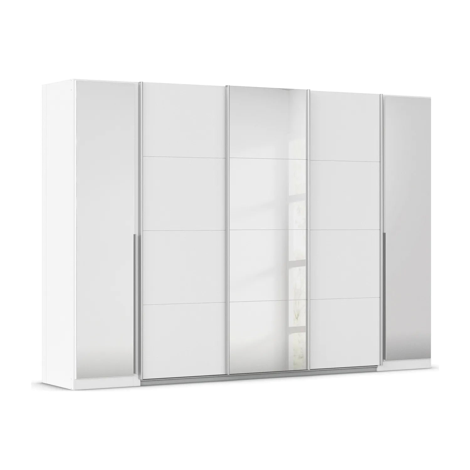 Rauch Agor White Hinged and Sliding Door Wardrobe - W301cm