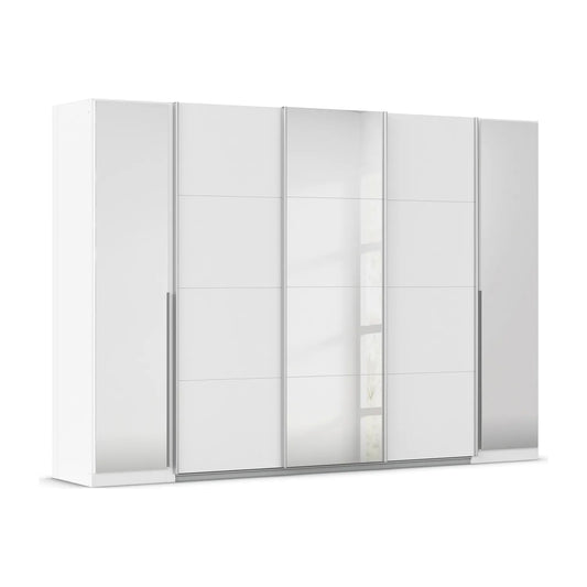 Rauch Agor White Hinged and Sliding Door Wardrobe - W301cm