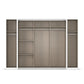Rauch Agor Hinged and Sliding Door Wardrobe With Mirror W301cm -  Interior Details