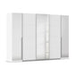 Rauch Agor White Hinged and Sliding Door Wardrobe - W301cm