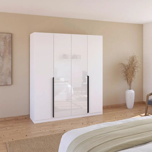 Artemis 4 Door Hinged Wardrobe - 181cm - Pendle Village Furniture