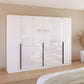 Artemis 6 Door Hinged Wardrobe - 271cm - Pendle Village Furniture