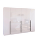 Artemis 6 Door Hinged Wardrobe - 271cm - Pendle Village Furniture