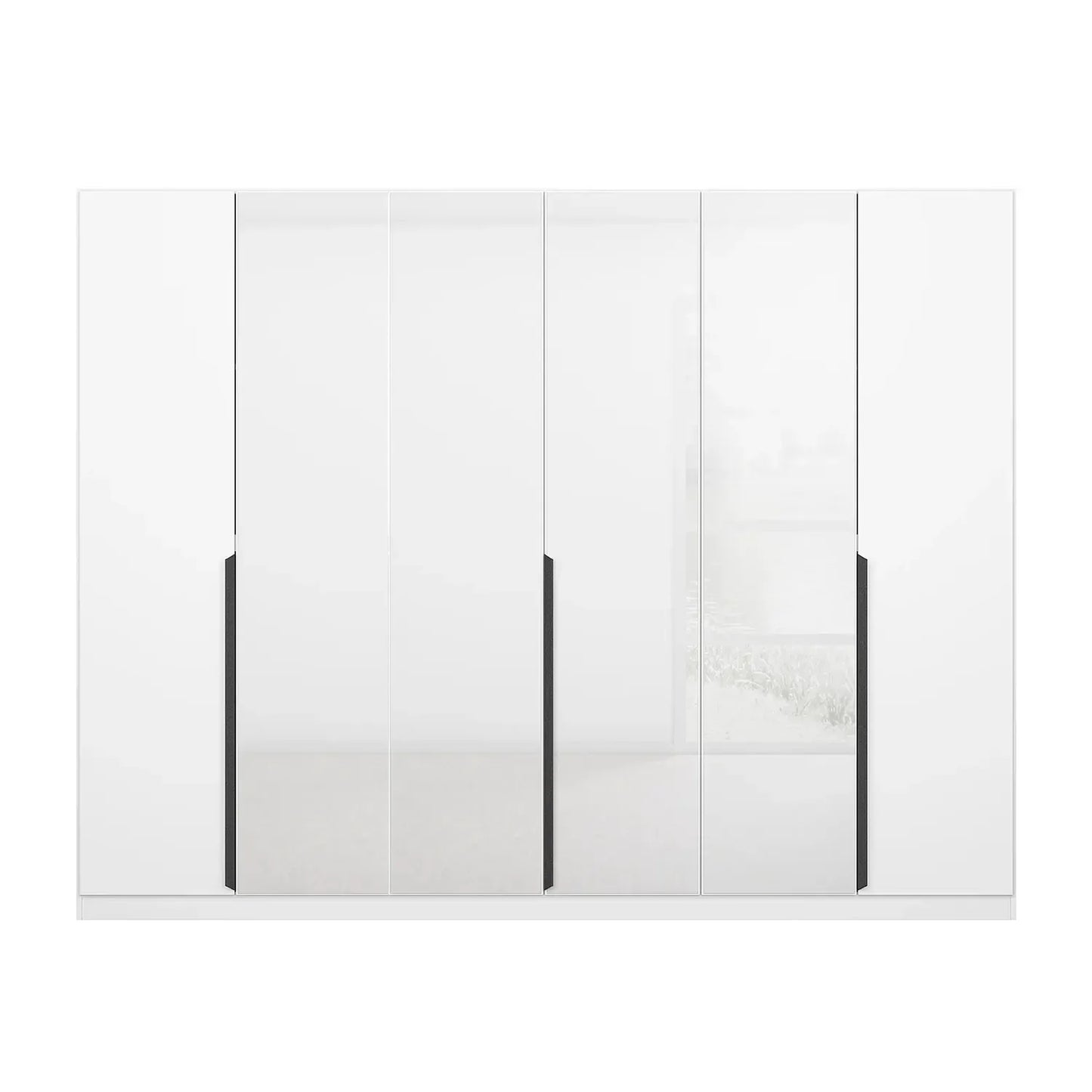 Artemis 6 Door Hinged Wardrobe - 271cm - Pendle Village Furniture