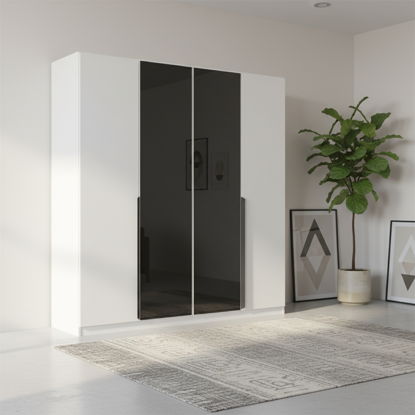 Artemis 4 Door Hinged Wardrobe - 181cm