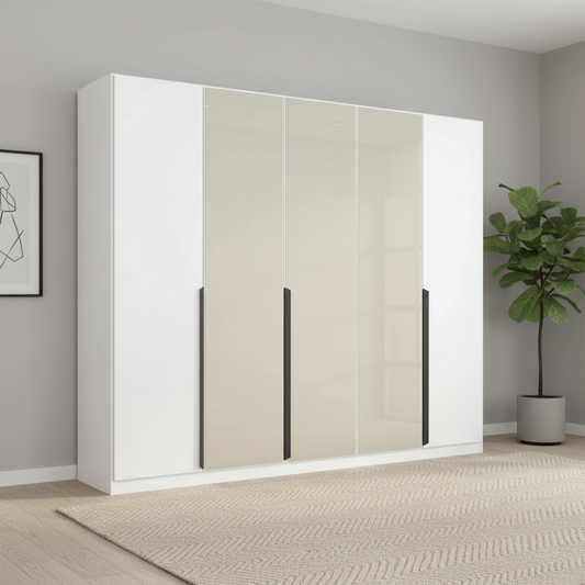 Artemis 5 Door Hinged Wardrobe - 226cm