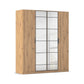 Ashworth Artisan Oak 181cm 4 Door Hinged Wardrobe 
