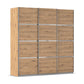 Aurich Artisan Oak Sliding Door Wardrobe - W203cm