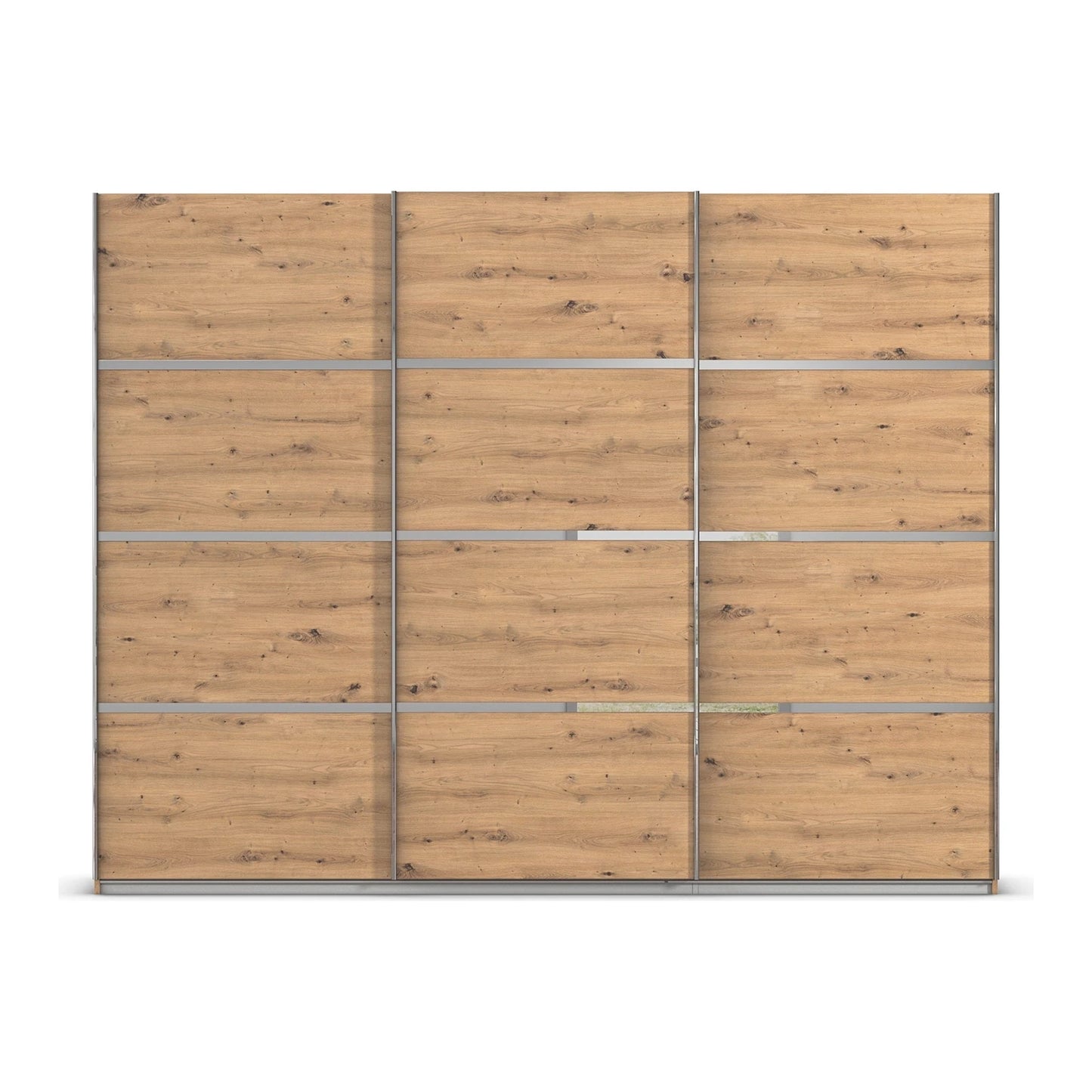Aurich Artisan Oak Sliding Door Wardrobe - W271cm