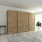 Rauch Aurich Artisan Oak Sliding Door Wardrobe - W315
