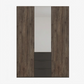 German Made Rauch Atlantic Oak 3 Door Wardrobe with Exterior Drawers