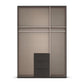 A modern Rauch Atlantic Oak 3 Door Wardrobe with Drawers, shown Interior without Doors