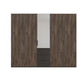 German Made Rauch Atlantic Oak 5 Door Wardrobe with Exterior Drawers