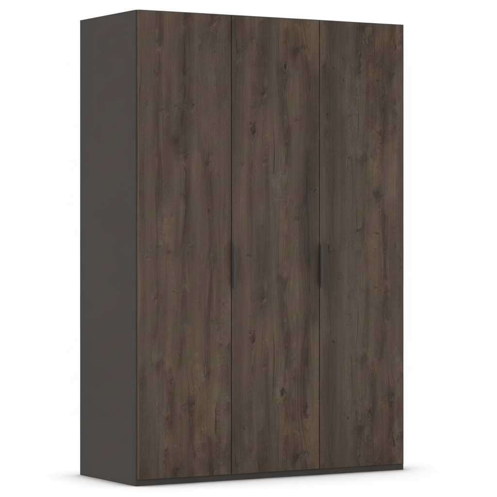 Discover the Rauch Atlantic Oak 3 Door Hinged Wardrobe with optional Standard or Grey Mirror, soft-close doors, 22mm shelves and free delivery & assembly.