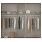 Internal Compartment View of Rauch Fifty Atlantic Oak Wardrobe