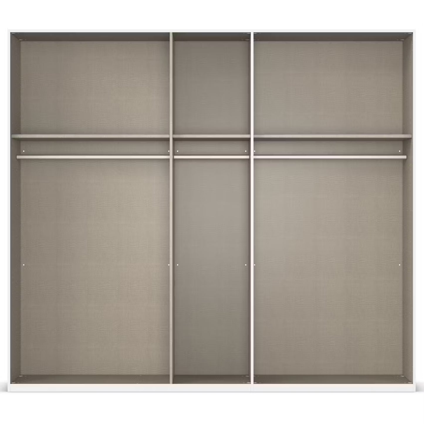 Internal Compartment View of Rauch Fifty Atlantic Oak Wardrobe