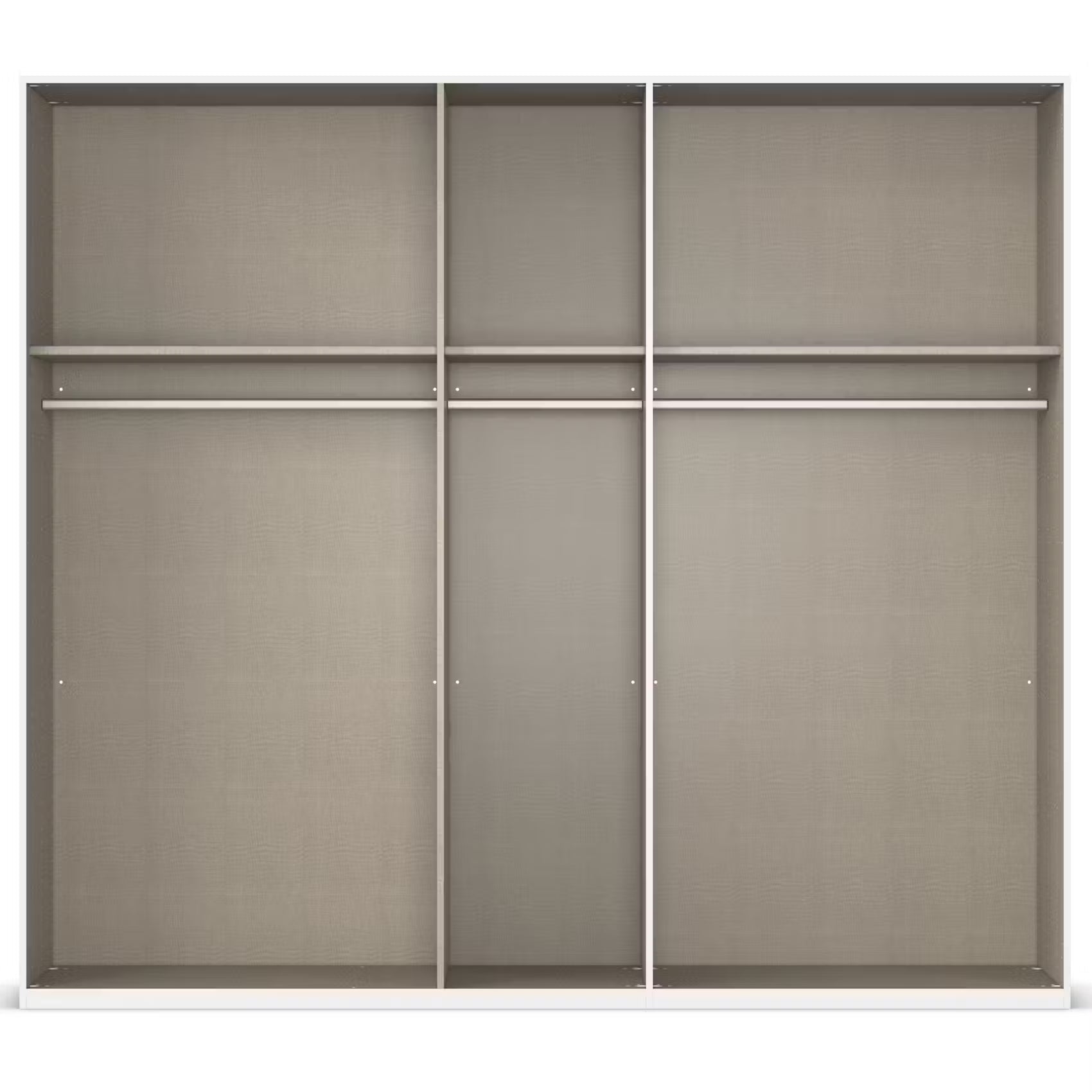 Internal Compartment View of Rauch Fifty Atlantic Oak Wardrobe