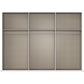 Internal Wardrobe compartment view of Rauch Atlantic Oak 6 Door Hinged Wardrobe W301CM