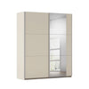Rauch Aura Small 175cm 2 Door Sliding Wardrobe in Champagne colour 