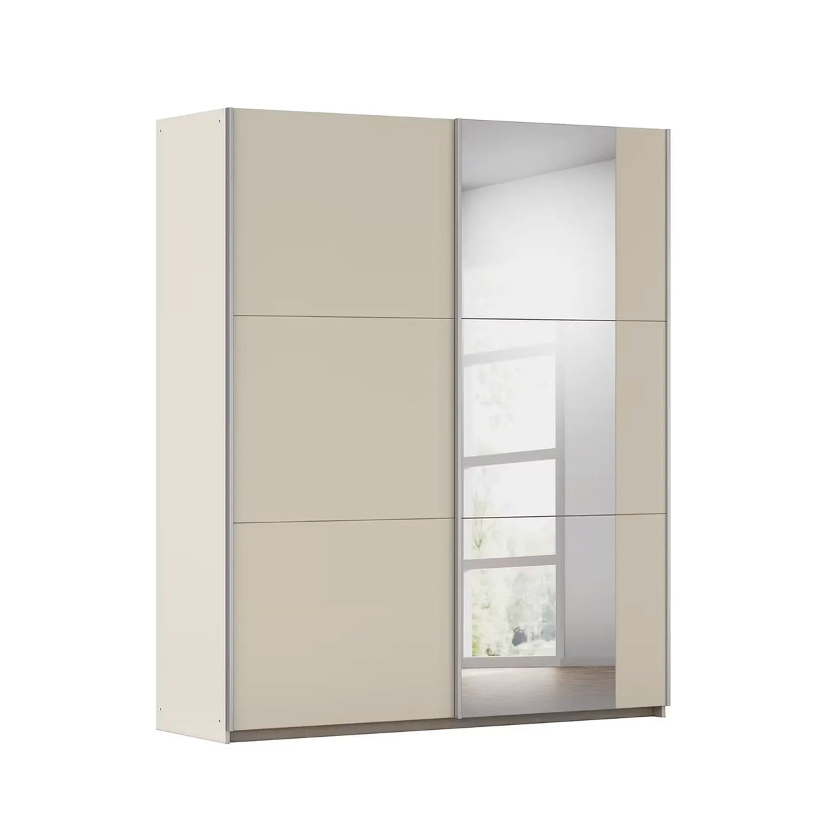 Rauch Aura Small 175cm 2 Door Sliding Wardrobe in Champagne colour 