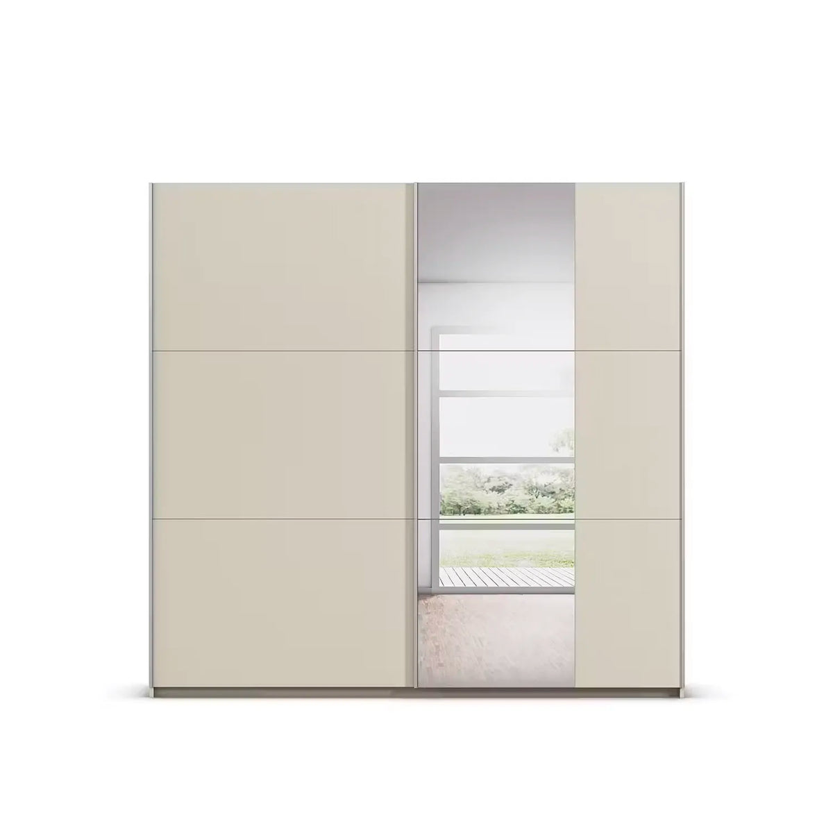Rauch Aura Champagne Sliding Door Wardrobe | 3 Widths