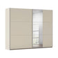 Large two door W261cm Rauch Aura Champagne Sliding Door Wardrobe