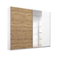 Rauch Aura Artisan Oak Sliding Door Wardrobe with Mirror