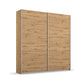 Rauch Aurelia Artisan Oak Sliding Door Wardrobe