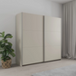 Rauch Aurelia Champagne Sliding Door Wardrobe styled in a beautiful room