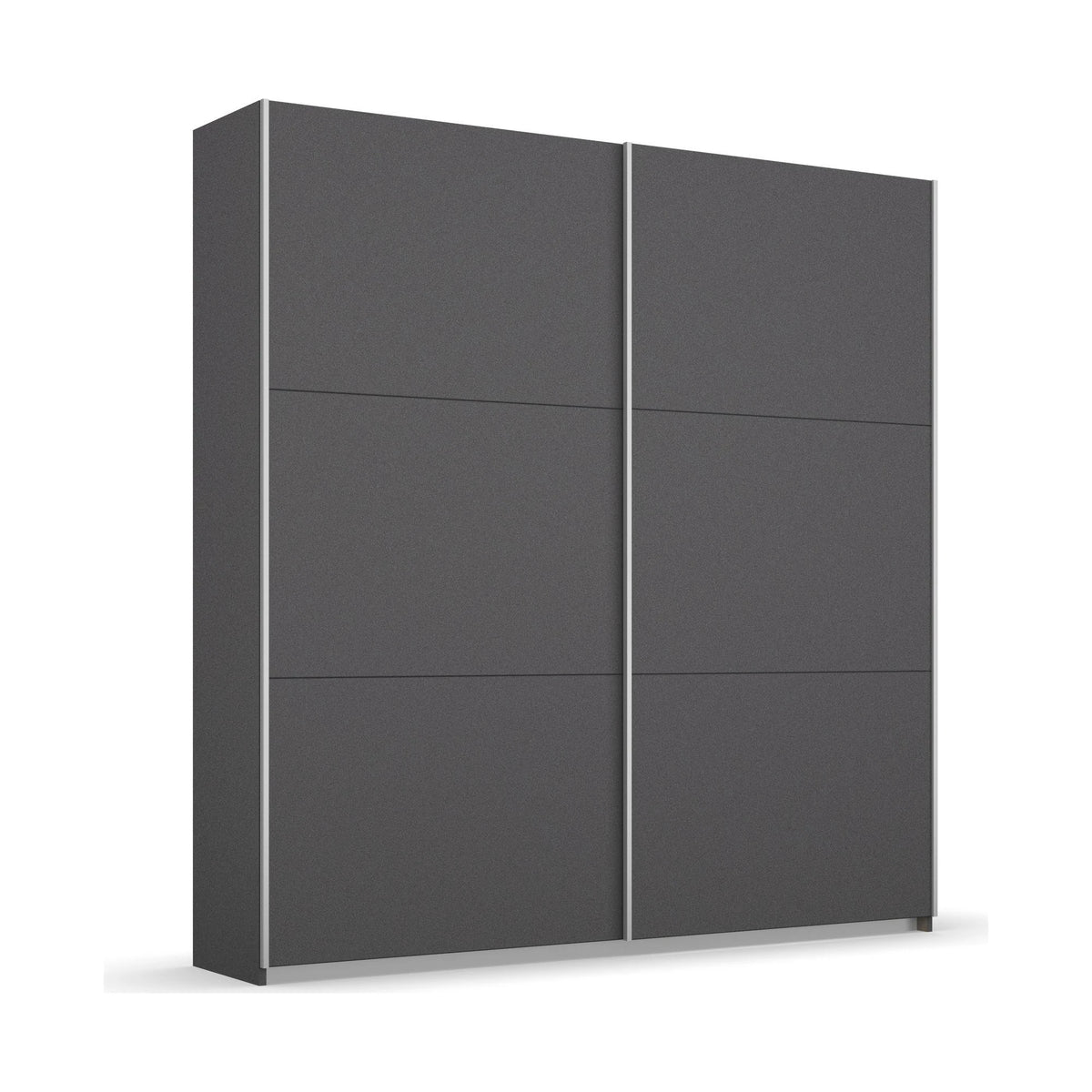 Rauch Aurelia Metallic Grey Sliding Door Wardrobe