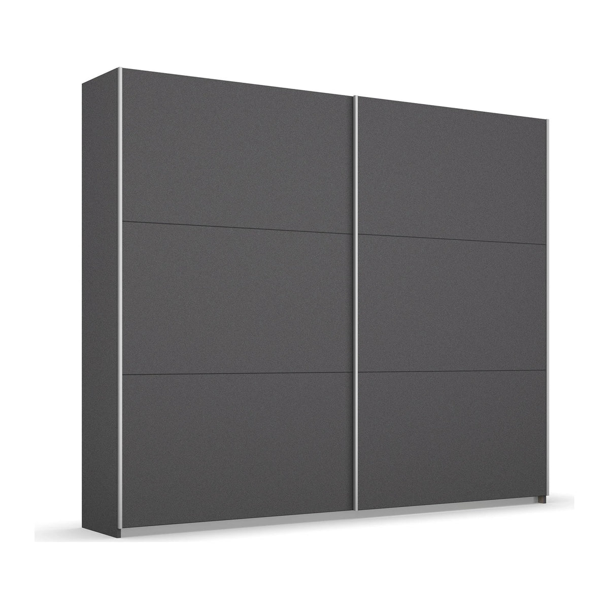 Rauch Aurelia Metallic Grey Sliding Door Wardrobe