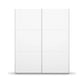 Rauch Aurelia White Sliding Door Wardrobe front view