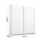 Rauch Aurelia White Sliding Door Wardrobe