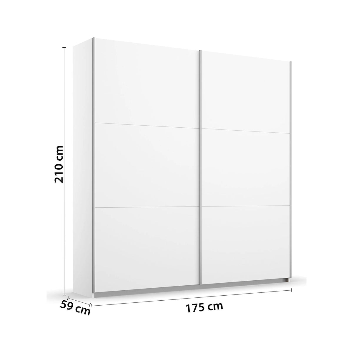 Rauch Aurelia White Sliding Door Wardrobe