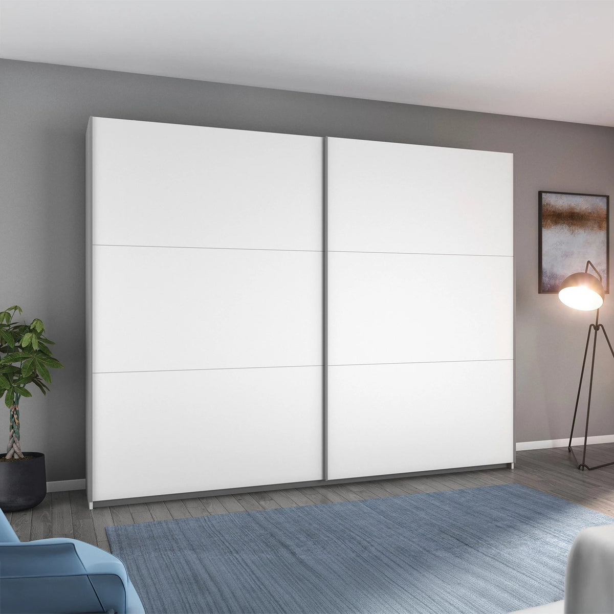 Rauch Aurelia Width 261cm two Door Sliding Wardrobe 