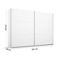Rauch Aurelia White Sliding Door Wardrobe Dimensions