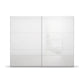Large Rauch Aurielia W261cm High Gloss White sliding door wardrobe 