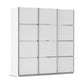 Aurich White Sliding Door Wardrobe 203cm