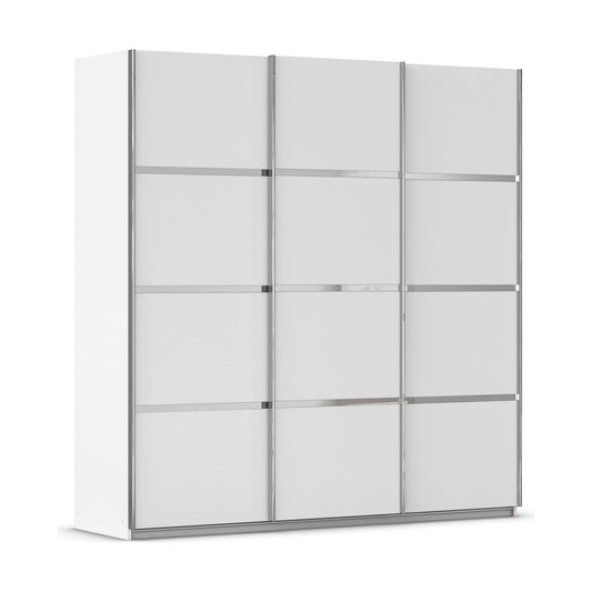 Aurich White Sliding Door Wardrobe 203cm