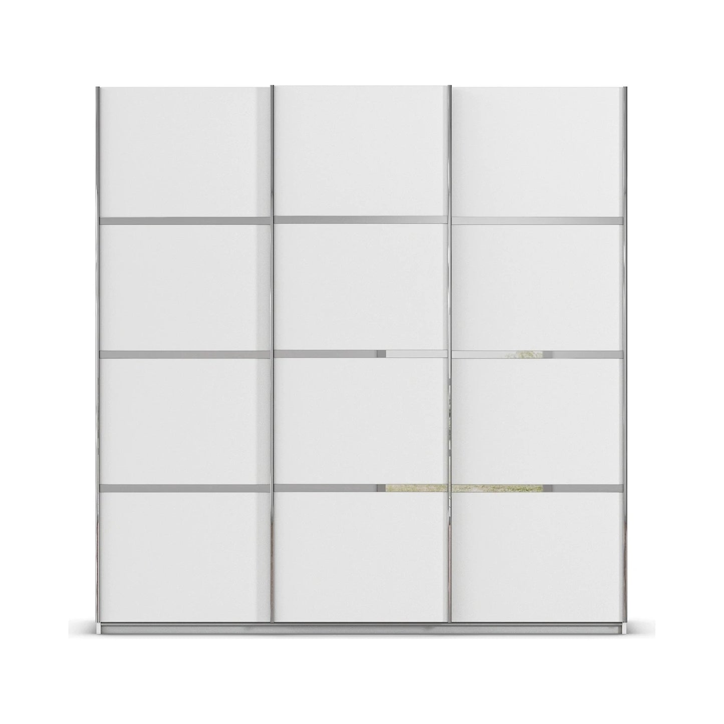 Aurich White Sliding Door Wardrobe 203cm