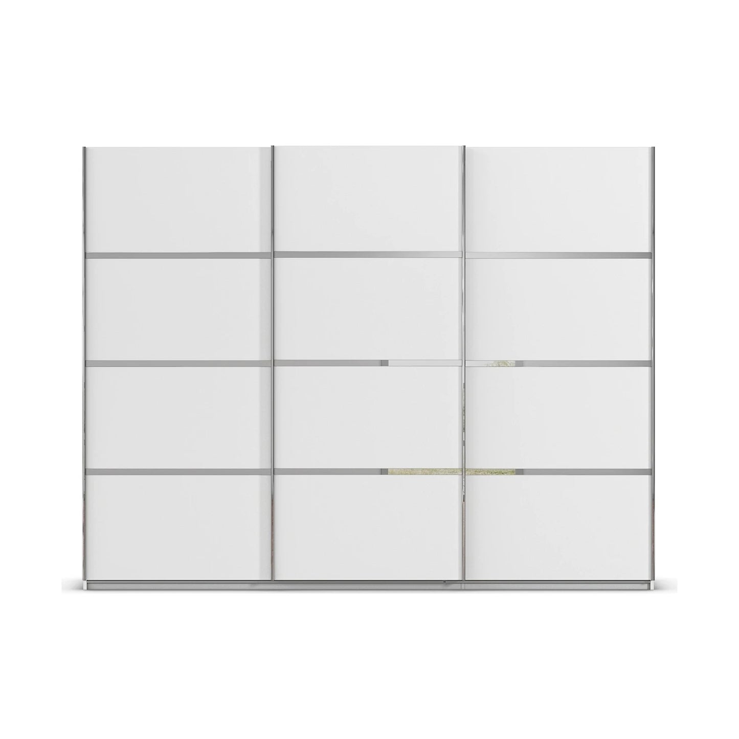 Rauch Aurich White Sliding Door Wardrobe 271cm