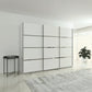 Rauch Aurich White Sliding Door Wardrobe 271cm