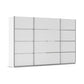 Rauch Aurich White Decor Sliding Door Wardrobe 315cm