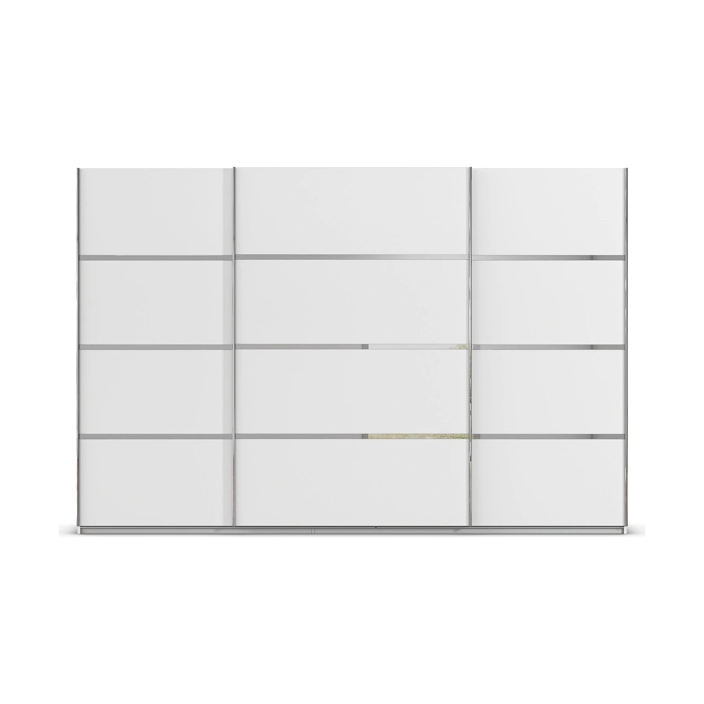 Rauch Aurich White Decor Sliding Door Wardrobe 315cm