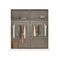 Rauch Avola 4 Door, 2 Drawers Combi Wardrobe 181cm internal compartments