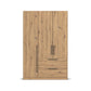 Rauch Avola 3 Door, 2 Drawers Combi Wardrobe 136cm in Oak front view