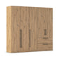 Rauch Avola 5 Door, 2 Drawers Combi Wardrobe 226cm in Oak