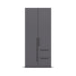 Rauch Avola 2 Door, 2 Drawers Combi Wardrobe 91cm in Metallic Grey front view