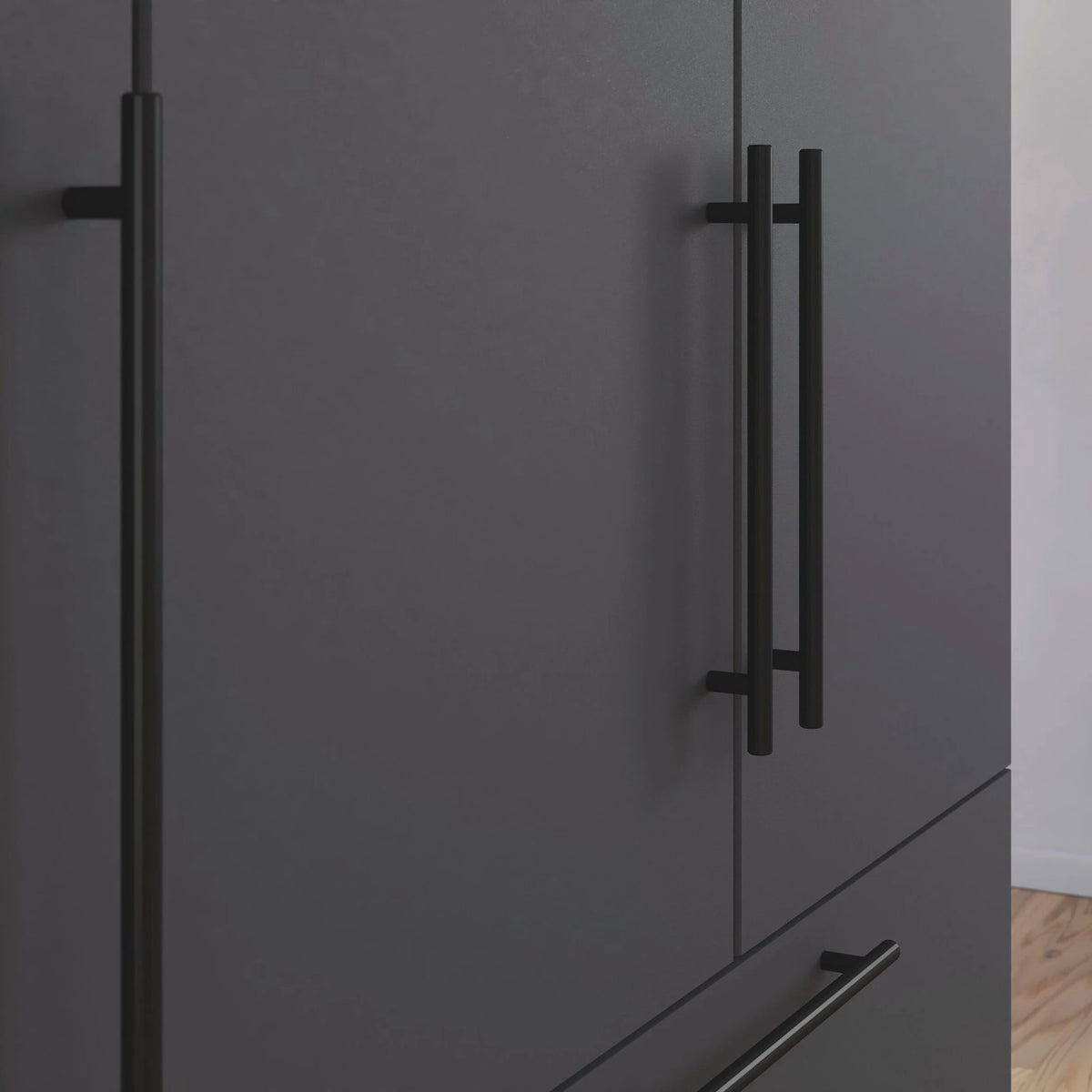 Rauch Avola 2 Door, 2 Drawers Combi Wardrobe 91cm Closeup view